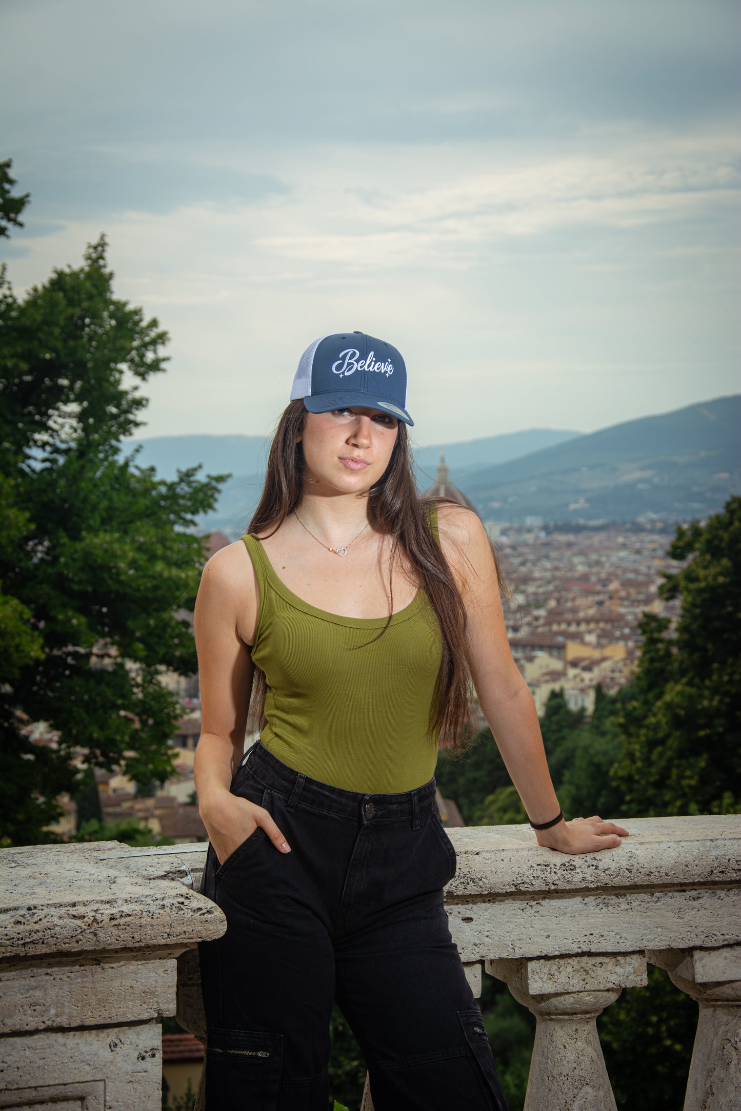 Berretto Navy/White
